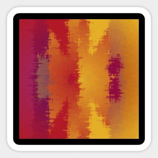 Blurred Abstract Of Chakra Coloured Stripes Sticker